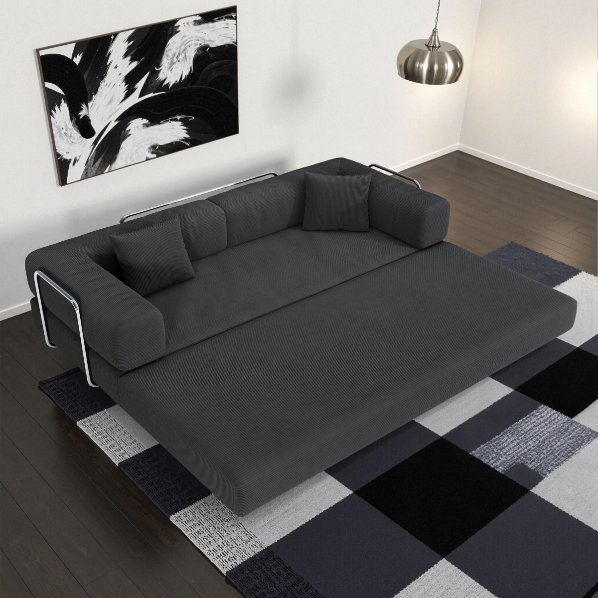 78.8" Modular Sofa, Comfortable Floor Sofa for Living Room