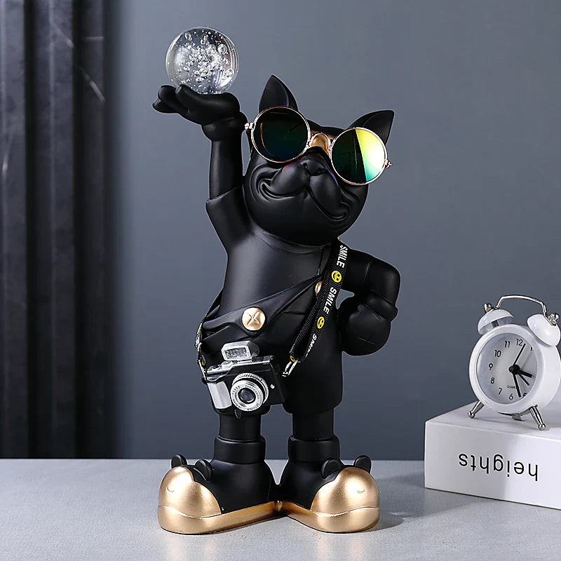 French Bulldog with Crystal Ball