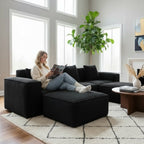 Cloud Velvet Modular Sofa Bed