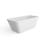 67 inch freestanding solid surface soaking bathtub for bathroom