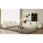 106.3 inch Modern Style Striped Compression sofa for Living Room & Bedroom