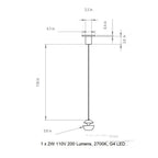 Here Comes The Sun Mini Pendant Light