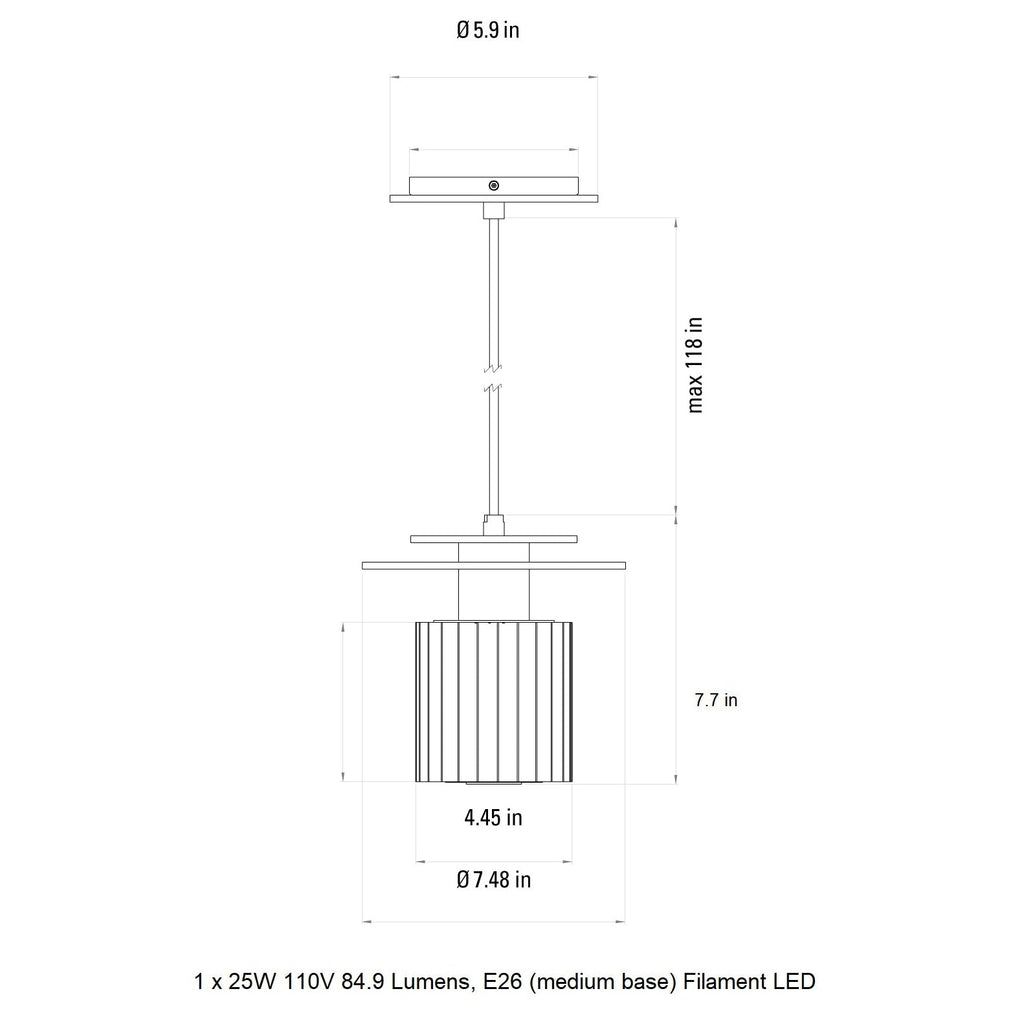 In The Sun Pendant Light