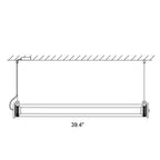 In The Tube 360 Horizontal Outdoor Pendant Light