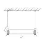 In The Tube 360 Horizontal Outdoor Pendant Light