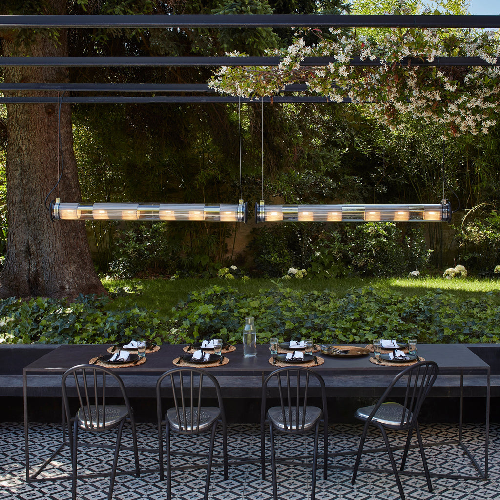 In The Tube Horizontal Outdoor Pendant Light