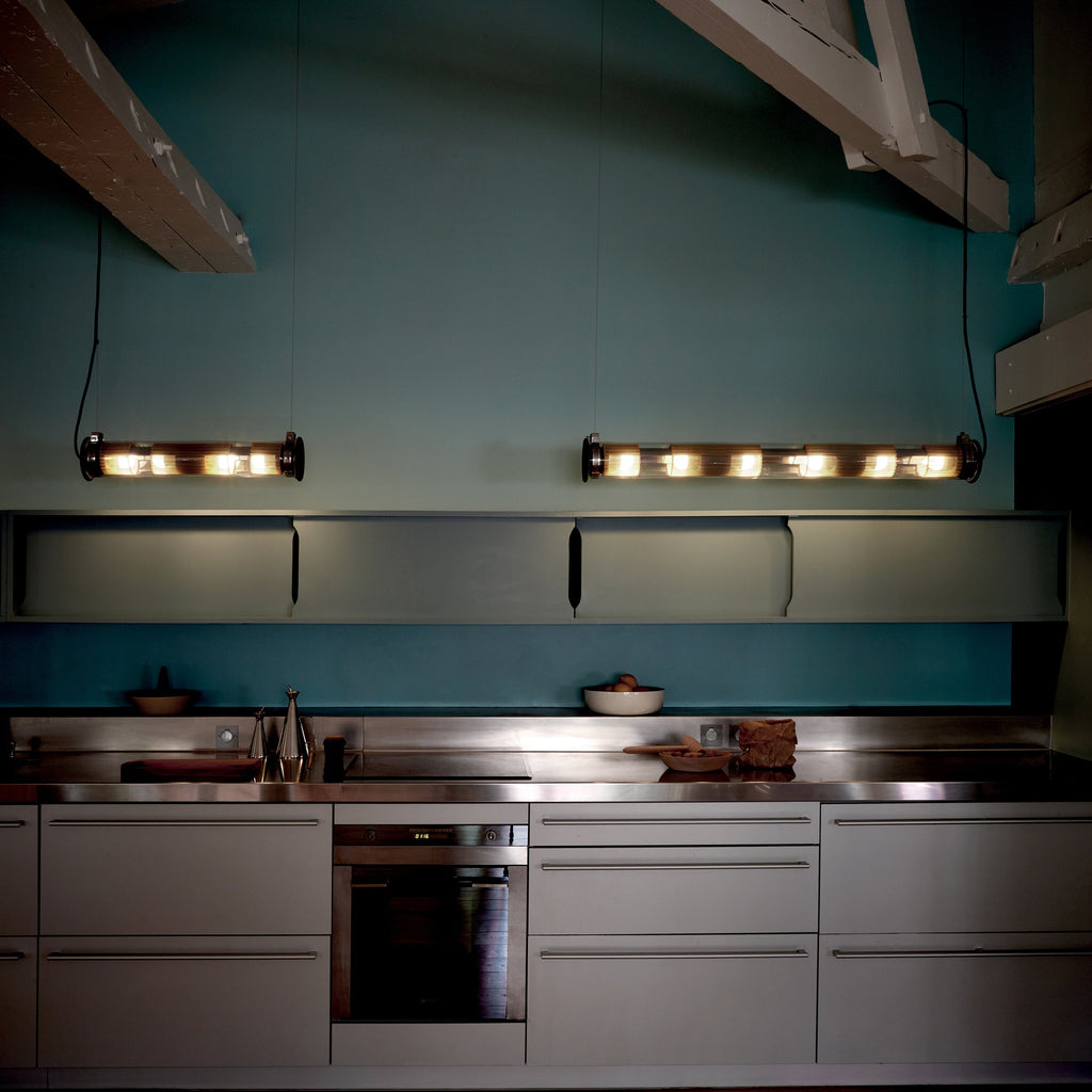 In The Tube Horizontal Outdoor Pendant Light