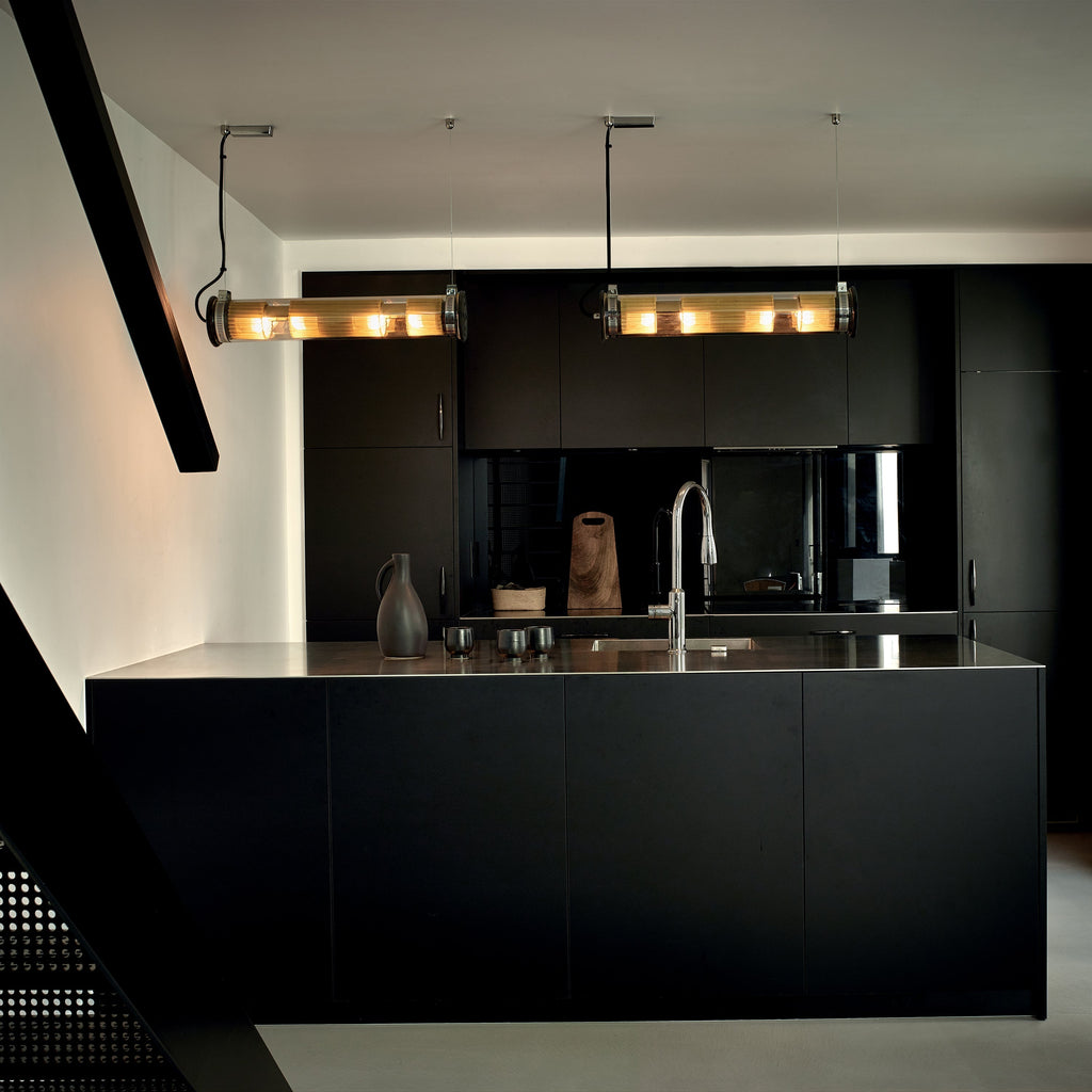 In The Tube Horizontal Outdoor Pendant Light