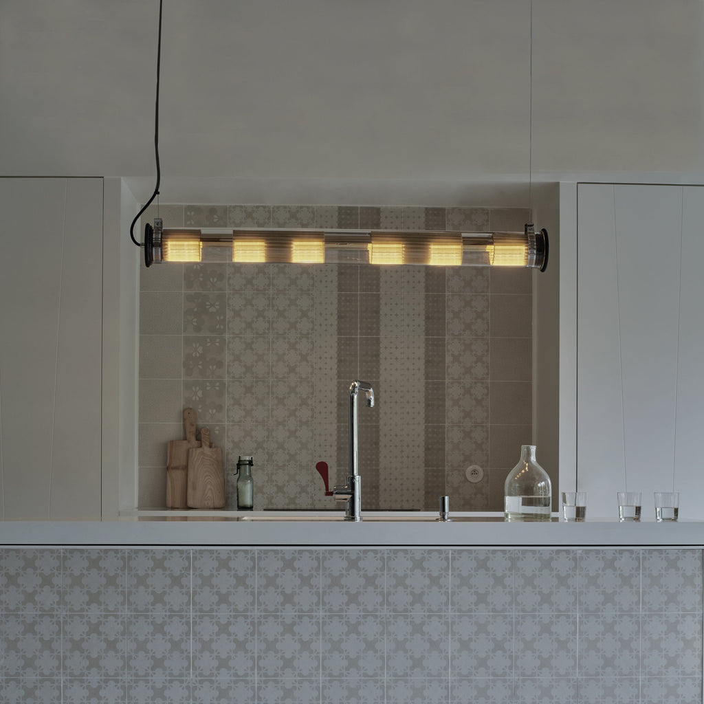 In The Tube Horizontal Outdoor Pendant Light