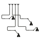 Lampe Gras N¡ã312 Semi Flush Mount