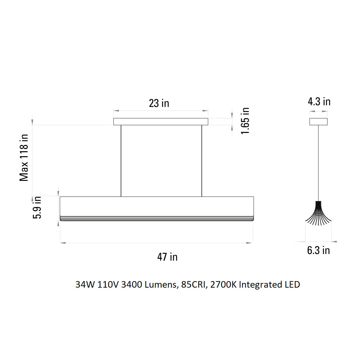 Respiro Pendant Light