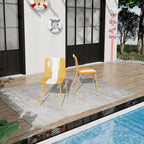 Holiday 4-Pack Modern Striped Chairs