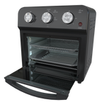 12.5 Quart 1500W Air Fryer Convection Toaster Oven 7-in-1 Stainless Steel Black
