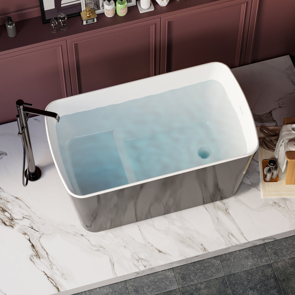 Luxury Square Japanese Soaking Bathtub