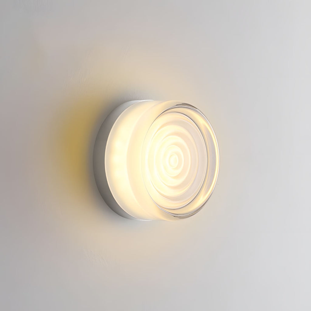Dimple Glass Wall Sconce – Amber, Green, Smoke & White