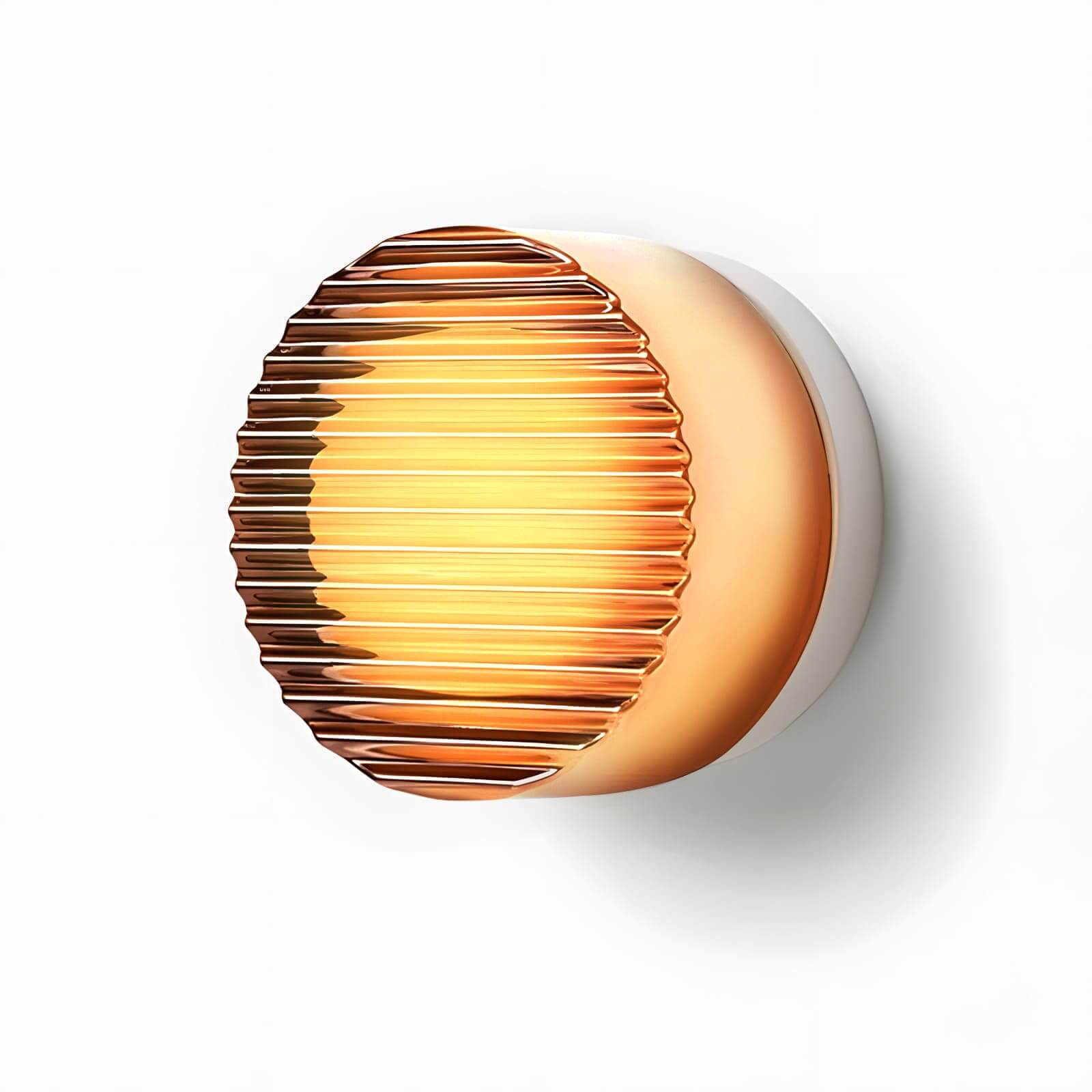 Dimple Glass Wall Sconce – Amber, Green, Smoke & White