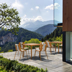 Holiday 4-Pack Modern Striped Chairs