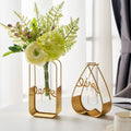 Golden Hydroponic Plant Vase