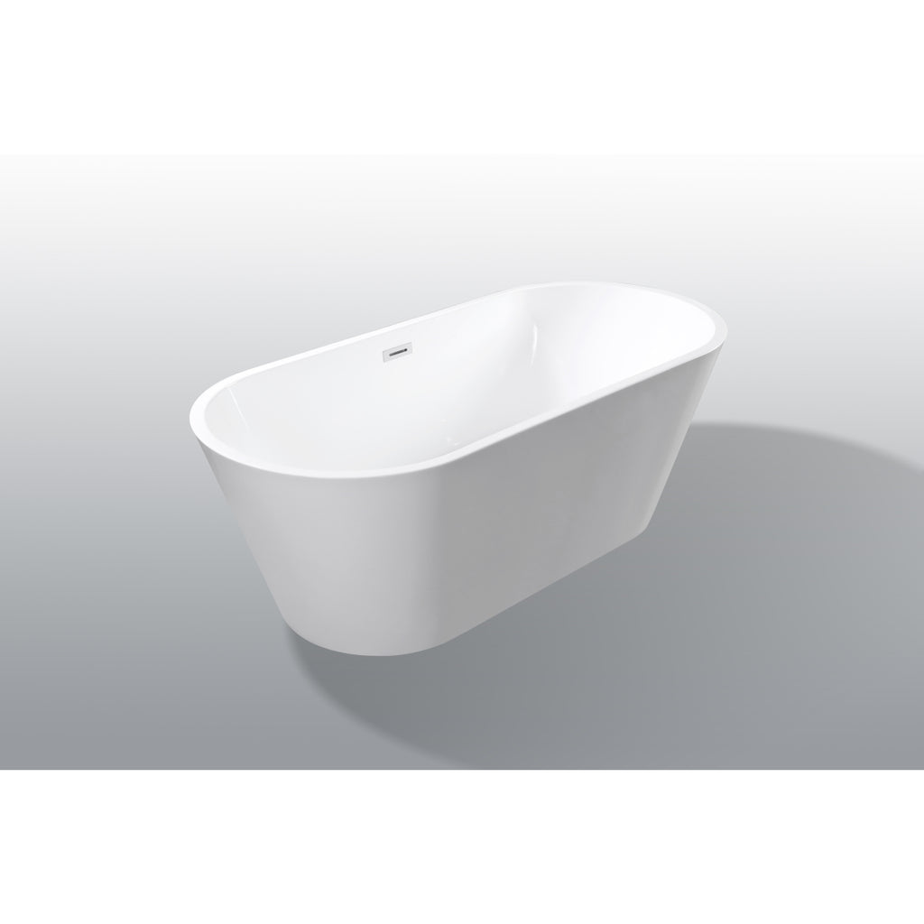 67" Luxury Glossy Freestanding Tub