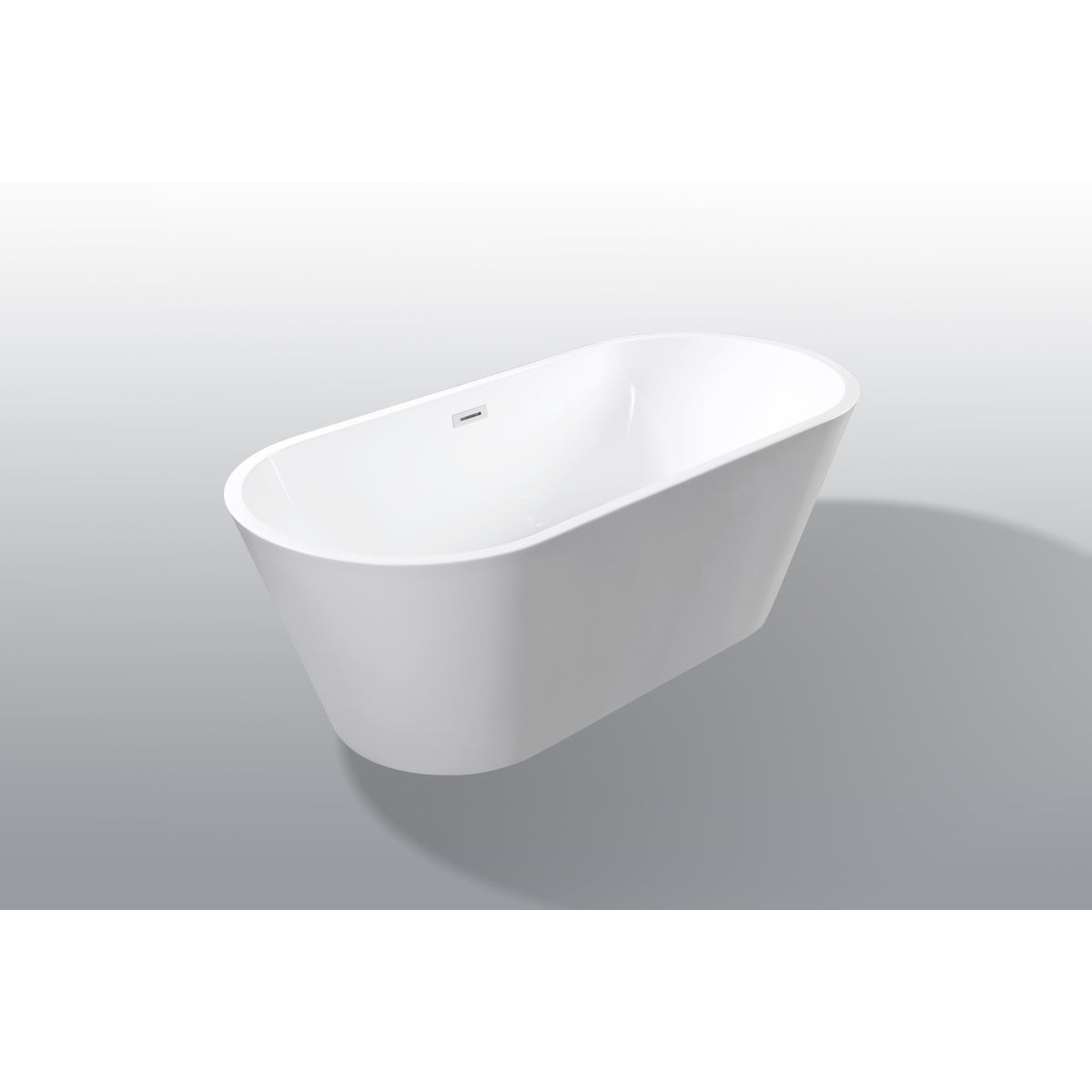 67" Luxury Glossy Freestanding Tub