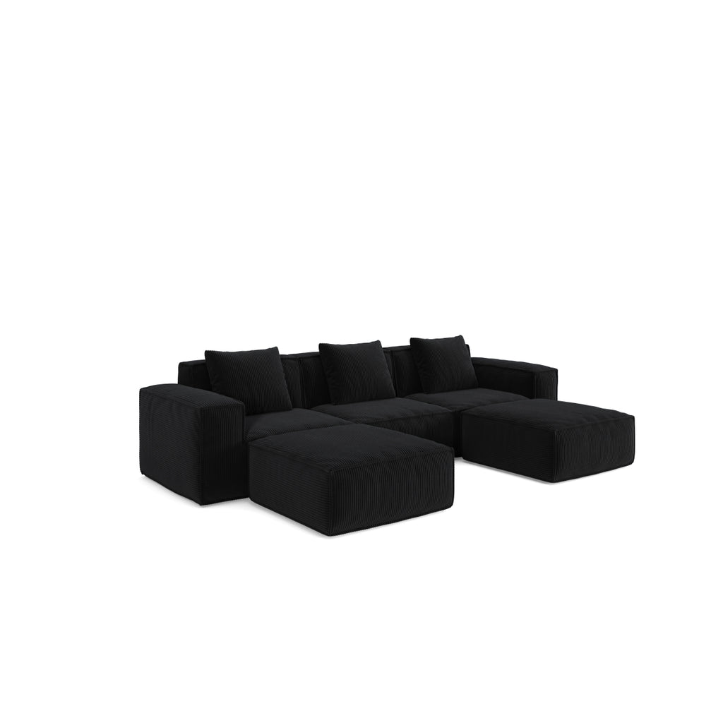 Cloud Velvet Modular Sofa Bed