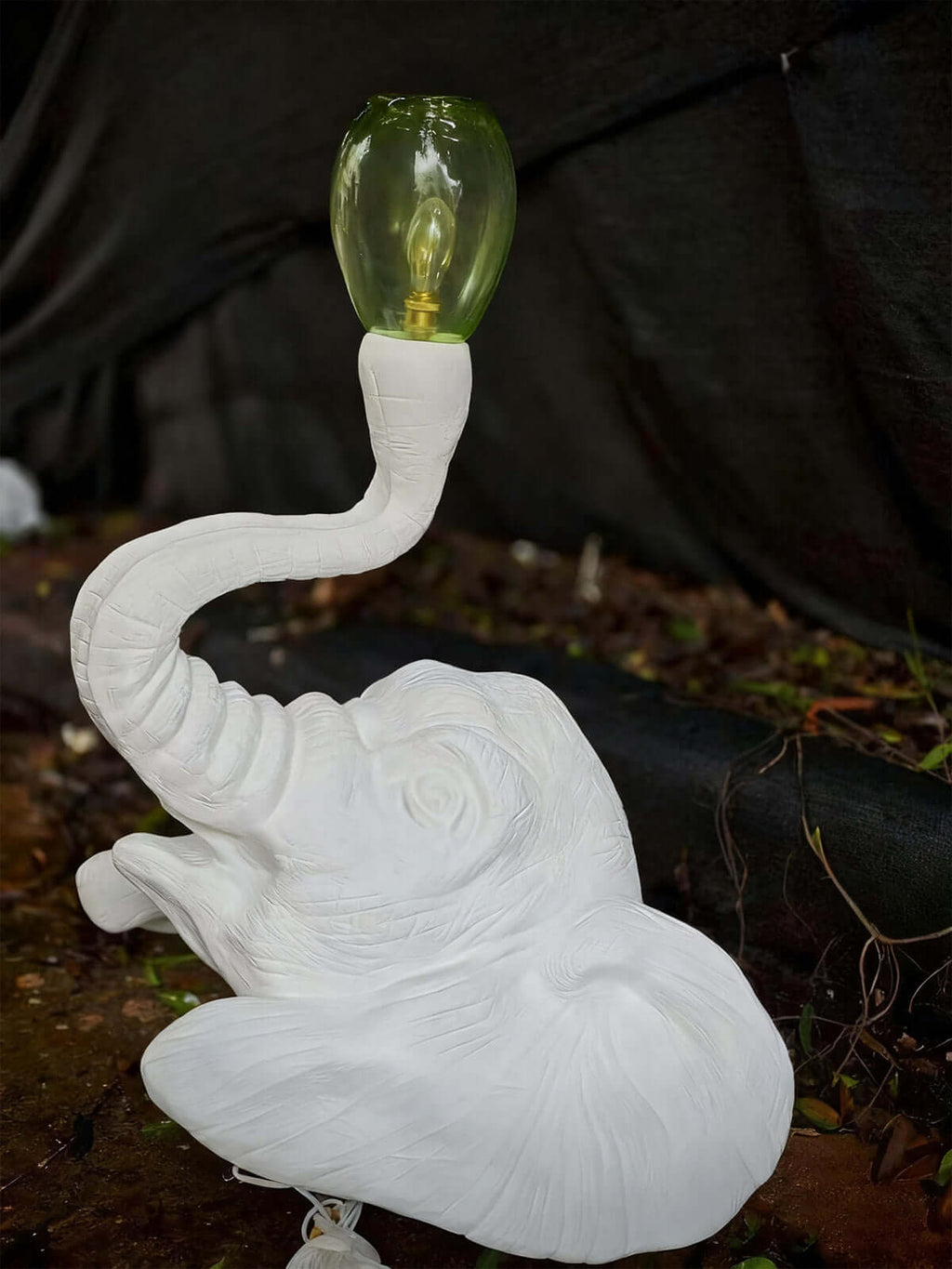 Elephant Sculpture Wall Lamp