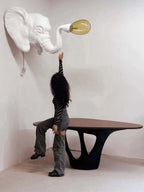 Elephant Sculpture Wall Lamp