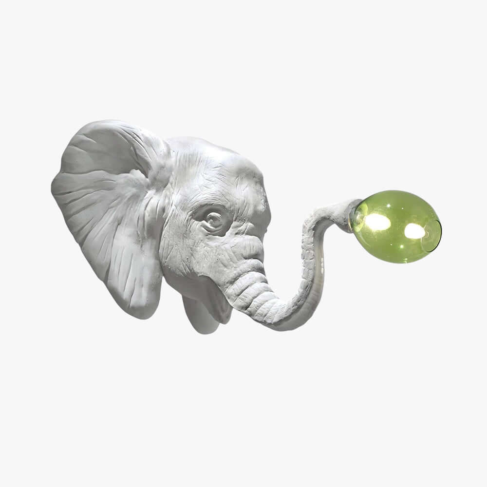 Elephant Sculpture Wall Lamp