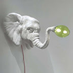 Elephant Sculpture Wall Lamp