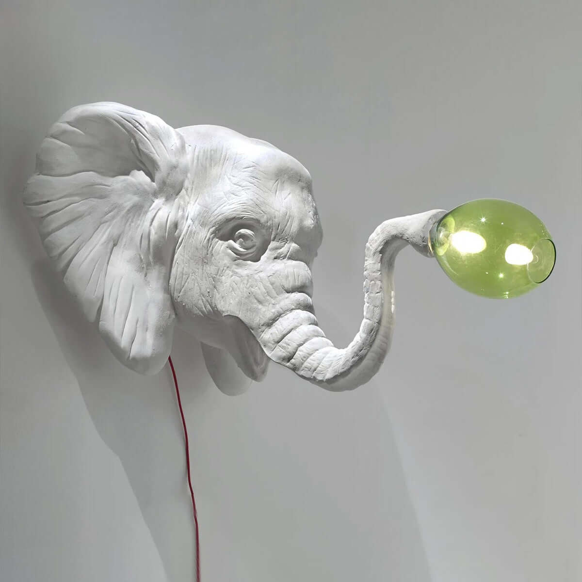 Elephant Sculpture Wall Lamp