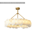 Elora Alabaster Chandelier - Natural Stone Light