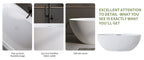 Luxury Freestanding Solid Surface Bathtub