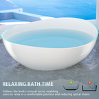 Luxury Stone Resin Soaking Bathtub