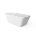 67 inch freestanding solid surface soaking bathtub for bathroom