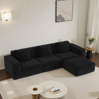 118" Modular Sofa, Convertible to Oversized Sofa Bed