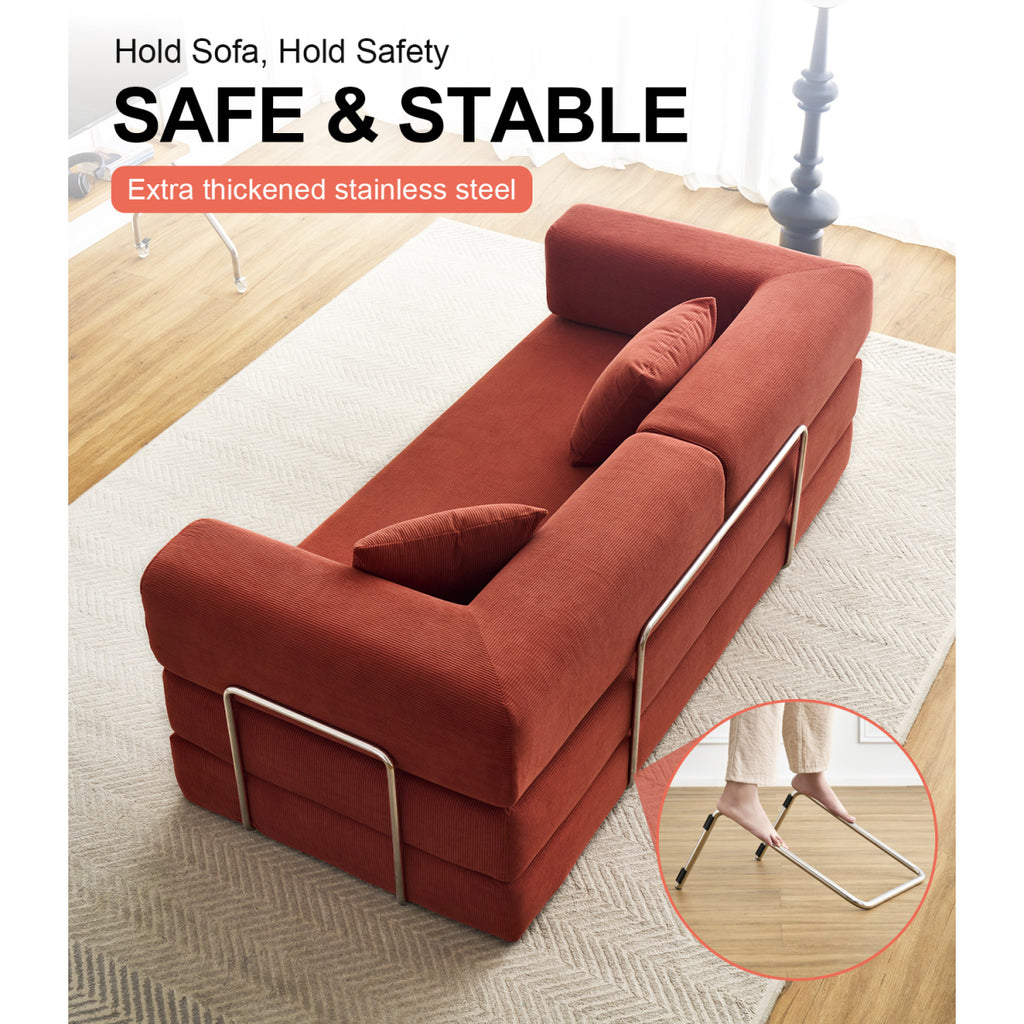 78.8" Modular Sectional Sofa Comfortable Armrest Sofa for Living Room