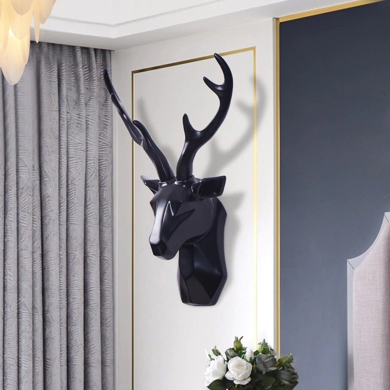 Finnigan Faux Deer Head Sculpture