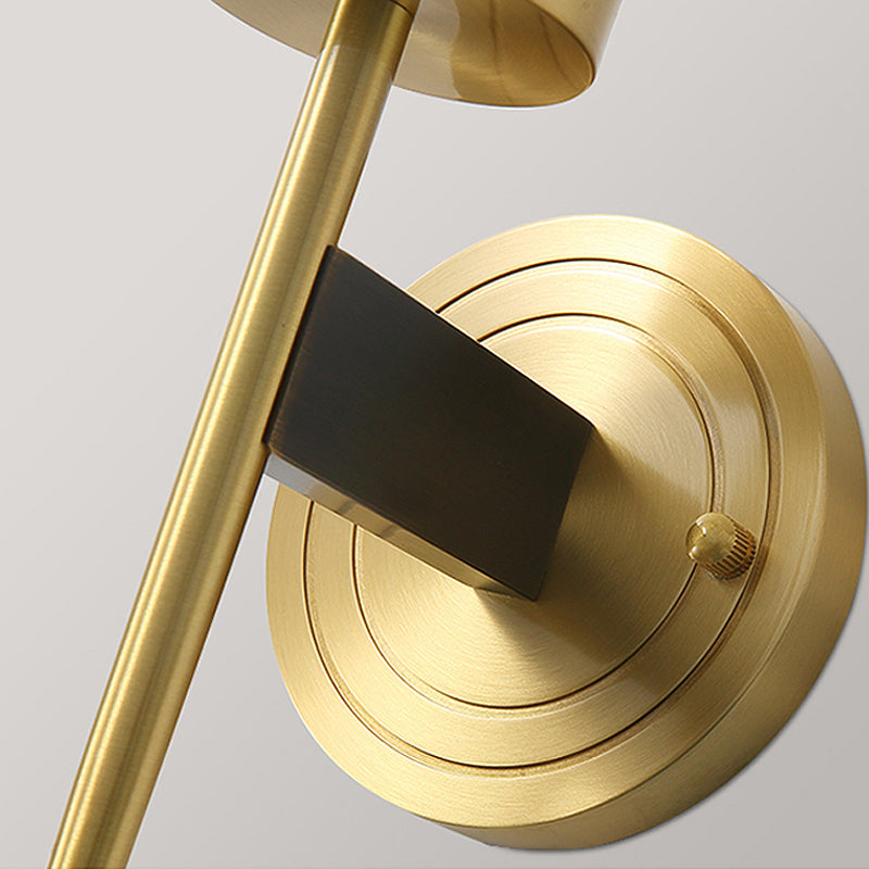 Fluted Glass Column Wall Sconce