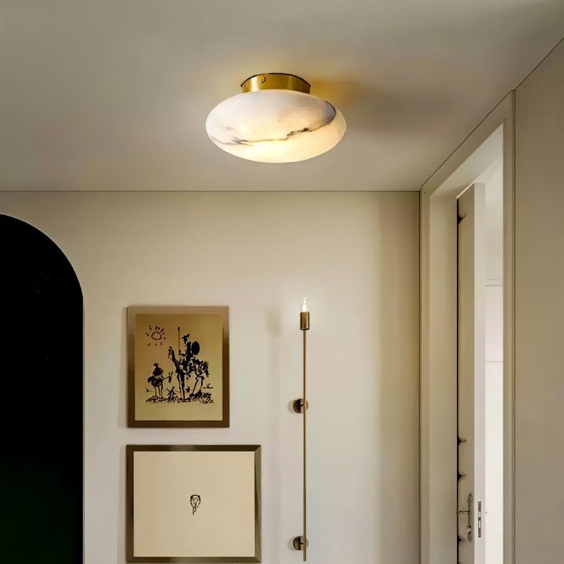 Gelbor Alabaster Ceiling Light