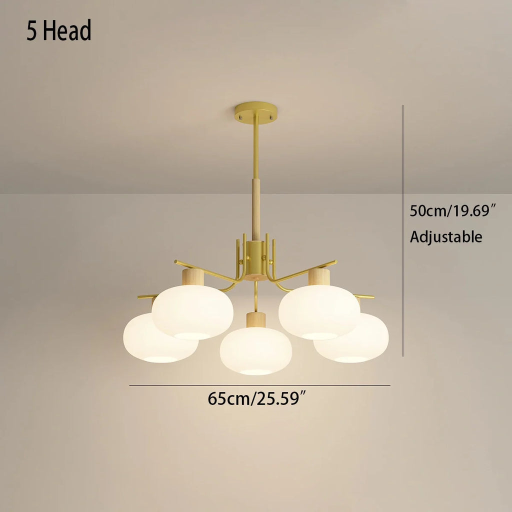 Pastoral American Retro Flower Chandelier