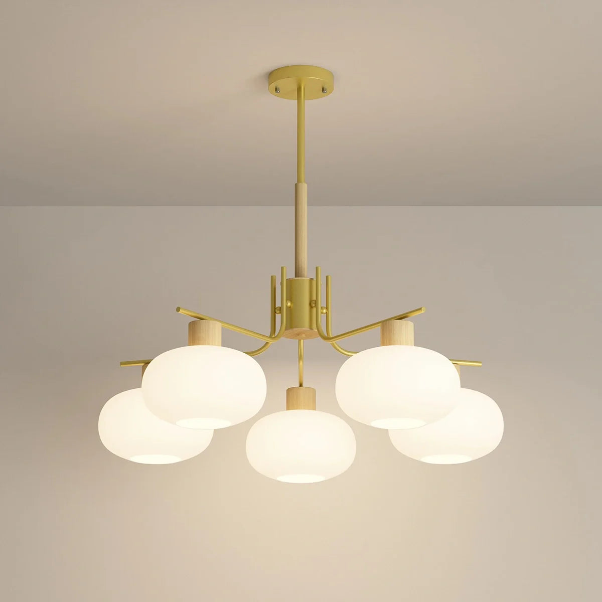 Pastoral American Retro Flower Chandelier