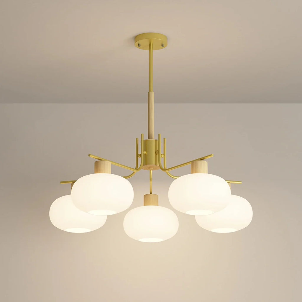 Pastoral American Retro Flower Chandelier