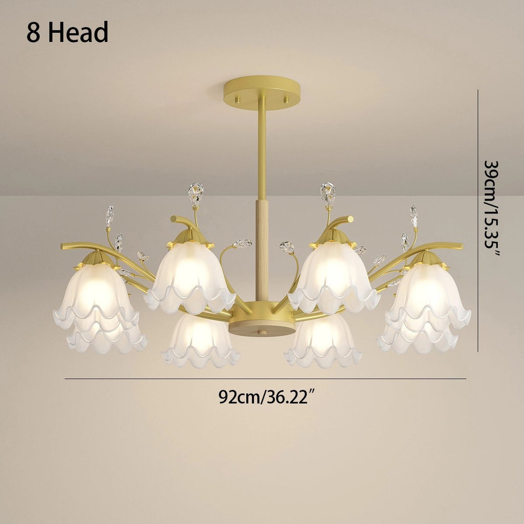 Magnolia Bud Living Room Chandelier