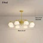 French Pastoral Living Room Chandelier