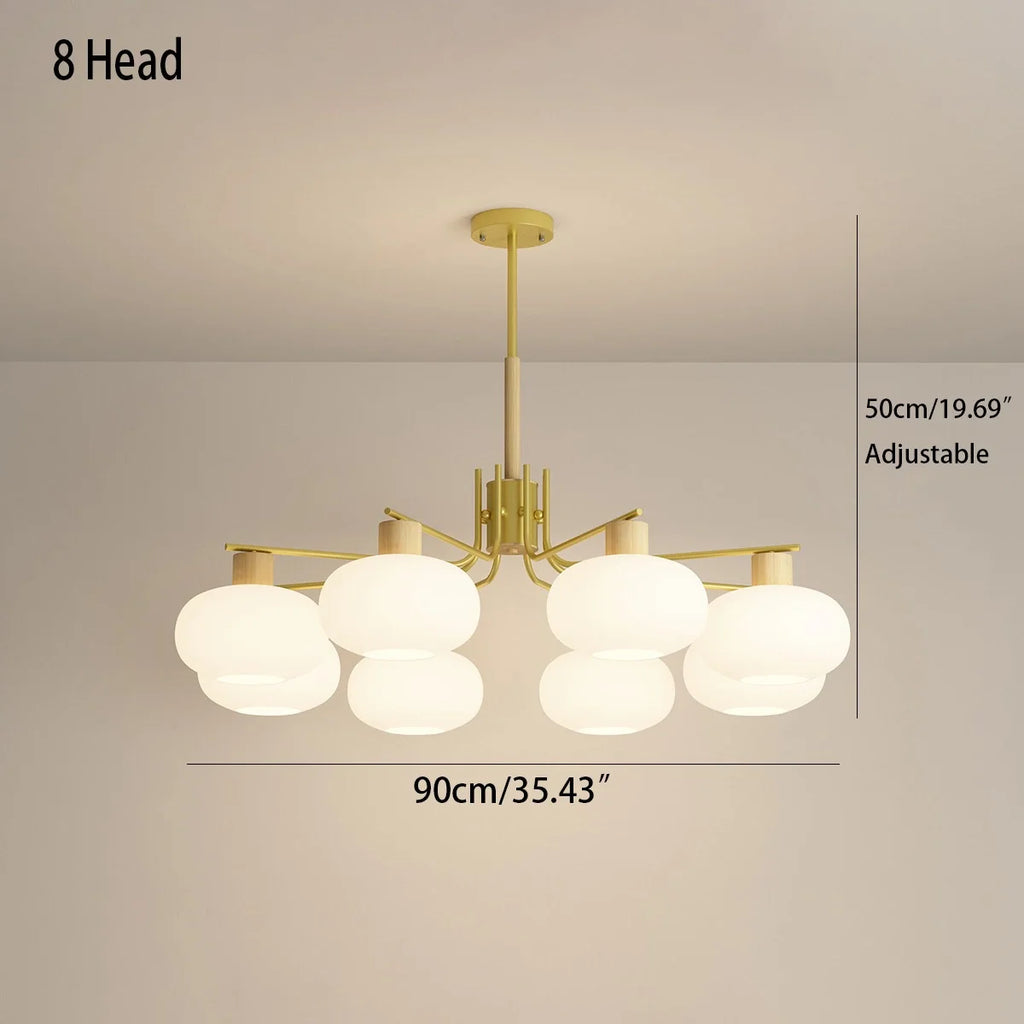 Pastoral American Retro Flower Chandelier