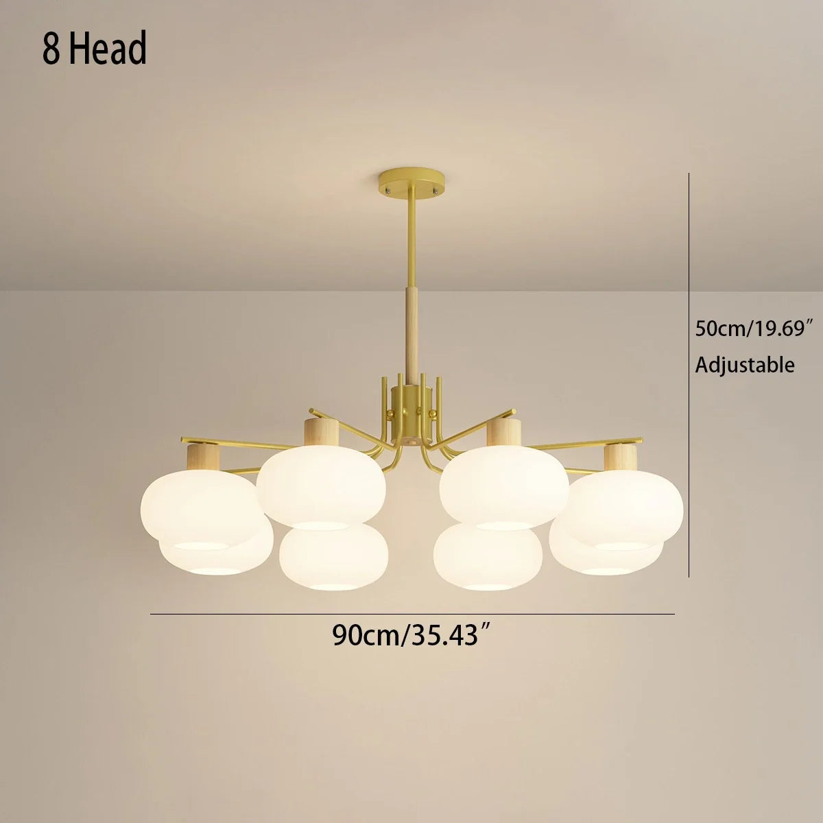 Pastoral American Retro Flower Chandelier