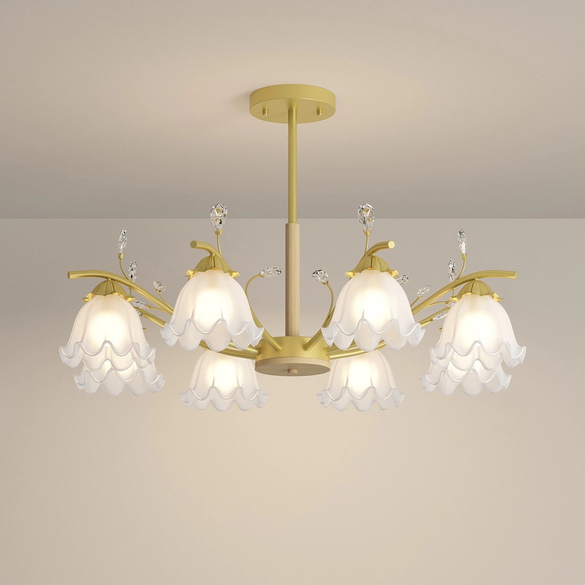 Magnolia Bud Living Room Chandelier