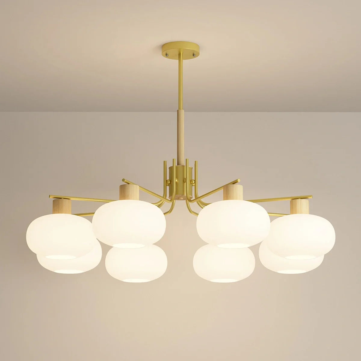 Pastoral American Retro Flower Chandelier