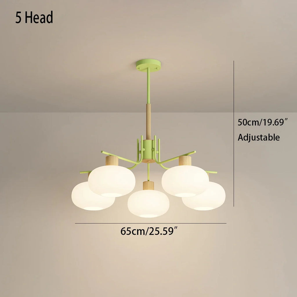 Pastoral American Retro Flower Chandelier