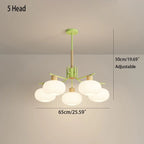 Pastoral American Retro Flower Chandelier
